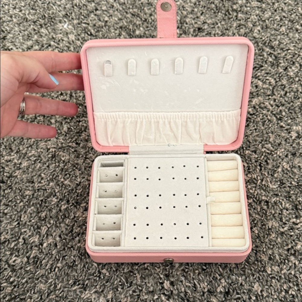 Pink Jewelry Organizer Box